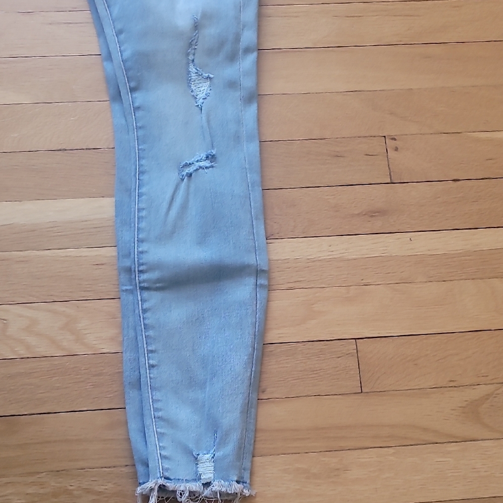 Express Light Wash High Rise Skinny Jeans - Picture 5 of 5